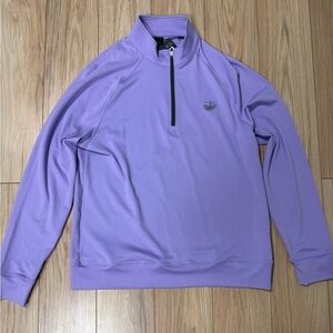Purple Zip-Up Men's Sweater